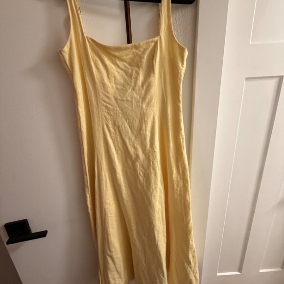 Abercrombie Linen-Blend Midi Dress - Picture 3 of 3